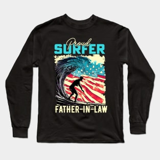 Proud Surfer Father-in-law Long Sleeve T-Shirt